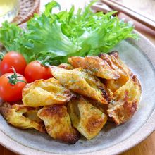 和えて焼くだけ！『ちくわのカレーマヨ焼き』