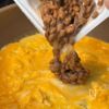 10分で完成！【納豆オムレツあんかけ丼】の工程3