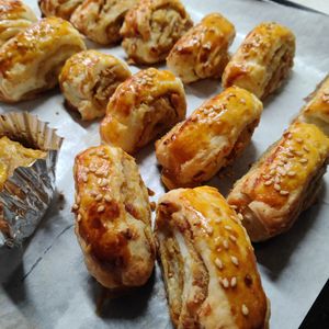 もんぶらん°・*:.。.☆の作ってみた!投稿(2枚のシートで16個！　くるくる☆スイートポテトパイ！)