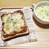 ナムディの作ってみた!投稿(ミートソース風おかずの素でチーズトースト)
