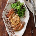 鶏の白だしレモンソテー。