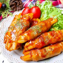 時間の節約♪包丁不要ですぐ出来る！『肉巻きポテト』
