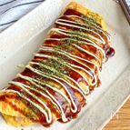 【海老のとんぺい焼き】包まない！混ぜて折りたたむだけ♪