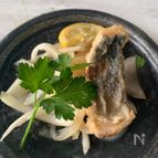 ⭐️あじと新玉ねぎの南蛮づけ