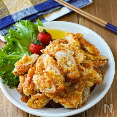 【サクねば♡︎子供が喜ぶ、ちくわと納豆の天ぷら】節約おかず