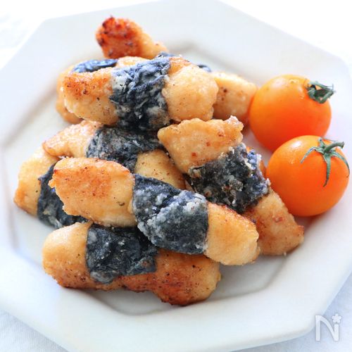 揚げない！ささみで作る✨超ヘルシーなのり巻きチキン