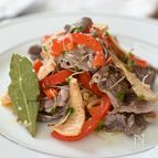 まろやか麹仕立て！【牛肉と焼きたけのこのマリネ】