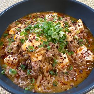 楽ラク手抜キッチン🐶🐾の作ってみた!投稿(えのきでかさ増し♩【麻婆えのき豆腐】)