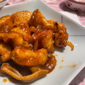 道子おばあちゃんの作ってみた!投稿(ワンパン10分！【鶏むね肉のデミグラスチキン】デミ缶不要♩)