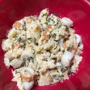 ゆくゆくの作ってみた!投稿(家族絶賛！【大葉とちくわのごま味噌ポテトサラダ】コク旨絶品♡)