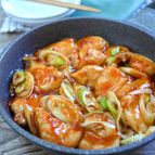 ワンパン10分！鶏むね肉と長ねぎの甘酢あん