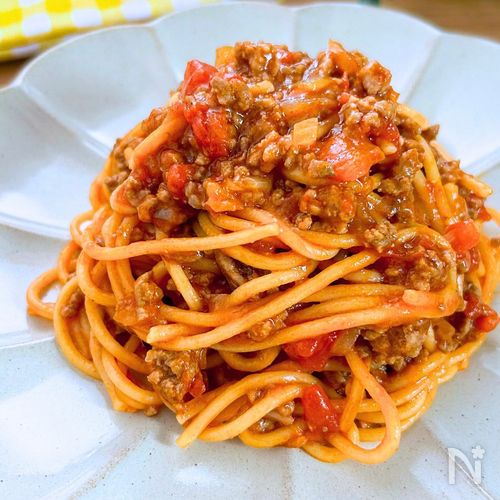 ワンパン15分!おかわり秒でなくなる【絶品ボロネーゼ風】🍝