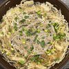 とーるじーじの作ってみた!投稿(ワンパン♪餃子風蒸しジャンボニラもやし豚バーグ【包丁不要】)