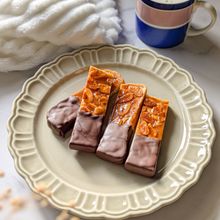 簡単♪【チョコがけフロランタントースト】
