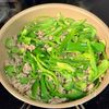 ご飯に乗せても最高!【ピーマンの豚そぼろオイスター炒め】の工程3