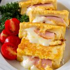 高野豆腐のハムチーズピカタ