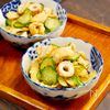 5分で副菜✨香ばし薄揚げときゅうりのからし酢味噌あえ