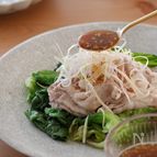 万能調味料ドレッシングで食べるサッと作るレタしゃぶ
