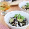 火を使わず簡単！なすとオイルサーディンの塩昆布和え
