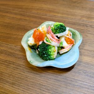 るるる♪の作ってみた!投稿(抱えて食べたい♡ブロッコリーとカニカマのタルタル風サラダ♡)