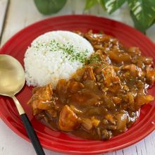 舞茸でしっとりやわらか♪鶏むね肉のヘルシーハヤシライス