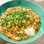 豆腐のピリ辛香味甘辛そぼろあんかけ(鶏麻婆豆腐)