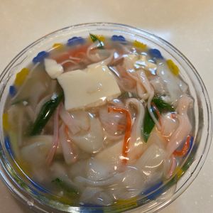 にゃんこさん🐱の作ってみた!投稿(レンチンで【長ネギと豆腐の旨塩あんかけ】)