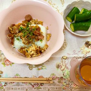 ありみの作ってみた!投稿(【食べ盛りが大歓喜！ういたま3分丼】簡単/時短)