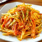 【もやしとベーコンのカレー炒め】節約やみつき副菜♡