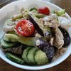 ぽぽペの作ってみた!投稿(夏野菜たっぷり《ごま酢冷しゃぶサラダ》)