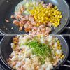 【ベーコンと夏野菜のガーリックピラフ】パンチが効いて食欲全開の工程2