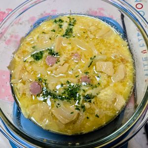 にゃんこさん🐱の作ってみた!投稿(新あさひ豆腐で高タンパク質イタリアンスープ)