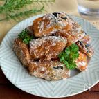 少ない油でカリカリッ♪お酒がすすむ味付け「かぼちゃ唐揚げ」
