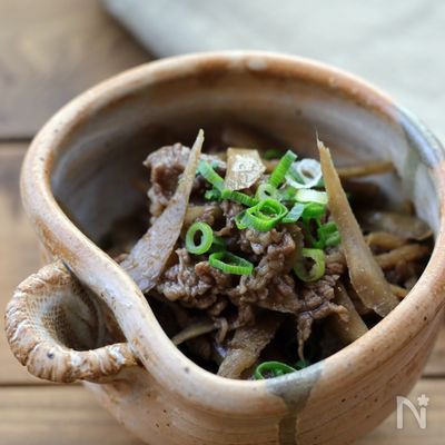 牛肉とごぼうのしぐれ煮
