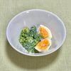キャピタンの作ってみた!投稿(菜の花とゆで卵のからしマヨ和え)