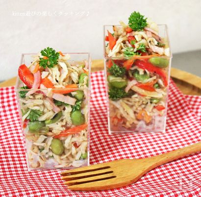 コク出しベーコンが決めて♪切干大根のイタリアンサラダ