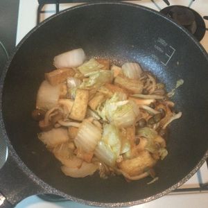 443970の作ってみた!投稿(厚揚げでボリューム！チンゲン菜と厚揚げの麺つゆ炒め)