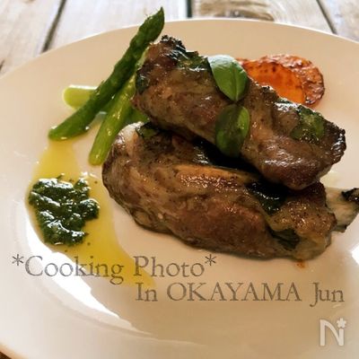 スペアリブのバジルソルト焼き