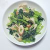 ふうかの作ってみた!投稿(レンジで簡単♩小松菜とちくわの白だしあえ)