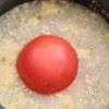 『トマトの鶏だし味噌炊き込みご飯』旨みがたっぷり！の工程2