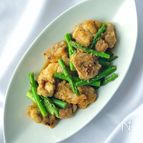 疲労回復！！鶏もも肉とアスパラの甘酢マリネ