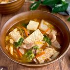 10分で完成♪【豆腐のキムチチゲ】