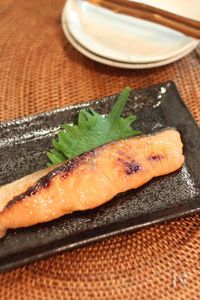 鮭の味噌つけ焼き