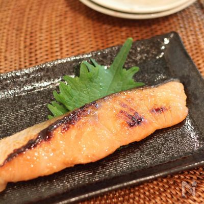 鮭の味噌つけ焼き