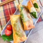 みんな大好き♡ツナポテチーズ春巻き