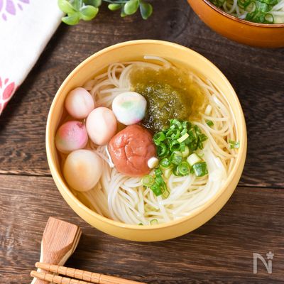 【そうめんのお吸い物】余ったそうめん消費