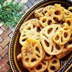 《10分おつまみ》大人にも子供にもウケ抜群♪蓮根のBBQ炒め