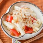 和えるだけ！【トマトと長芋のだし醤油和え】