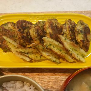 ゆきぼうの作ってみた!投稿(子供もも喜ぶ！お弁当にも♡豚ヒレ肉ののりピカタ)