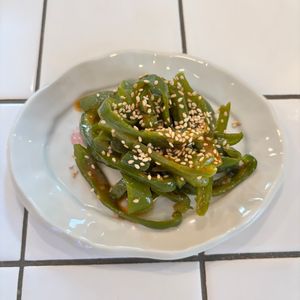 mi-koの作ってみた!投稿(やみつき♡ピーマンのコチュジャンナムル【レンジで完成！】)